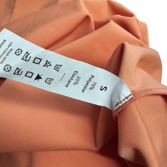 Halara Womens Athletic Open Back Strappy Dress, Orange, Unlined, Size Small - Picture 6 of 7